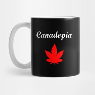 Canadopia Canada Marijuana Pot Leaf Dark Color Mug